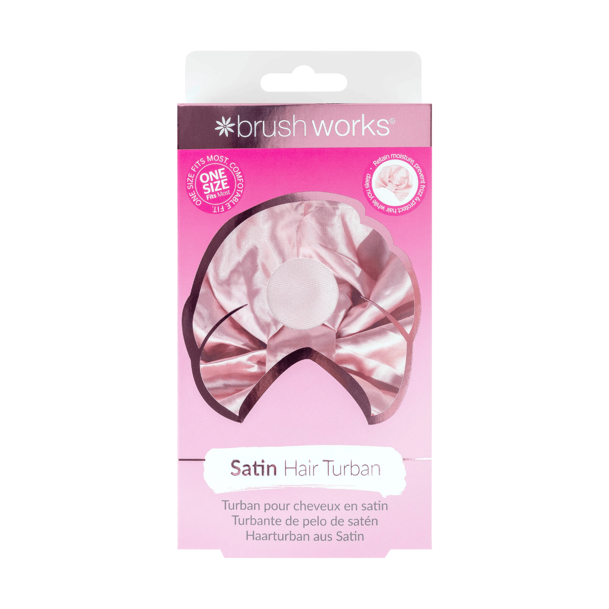 Brushworks Satin Hair Turban