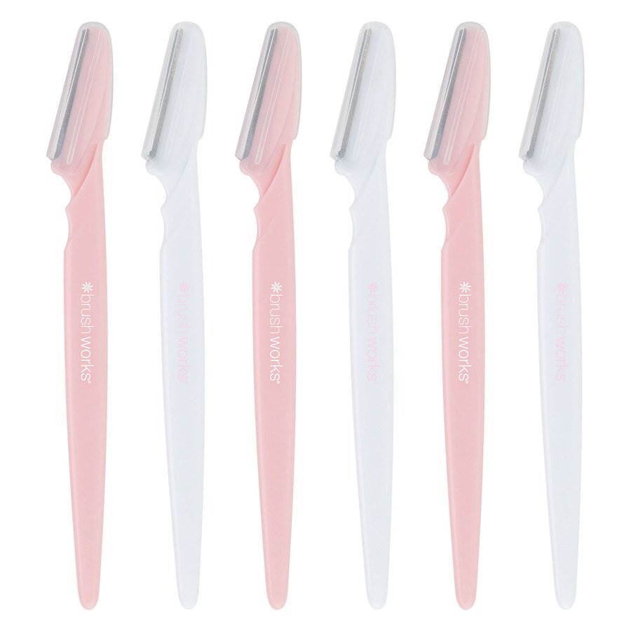 Brushworks Angled Dermaplaners 6 st