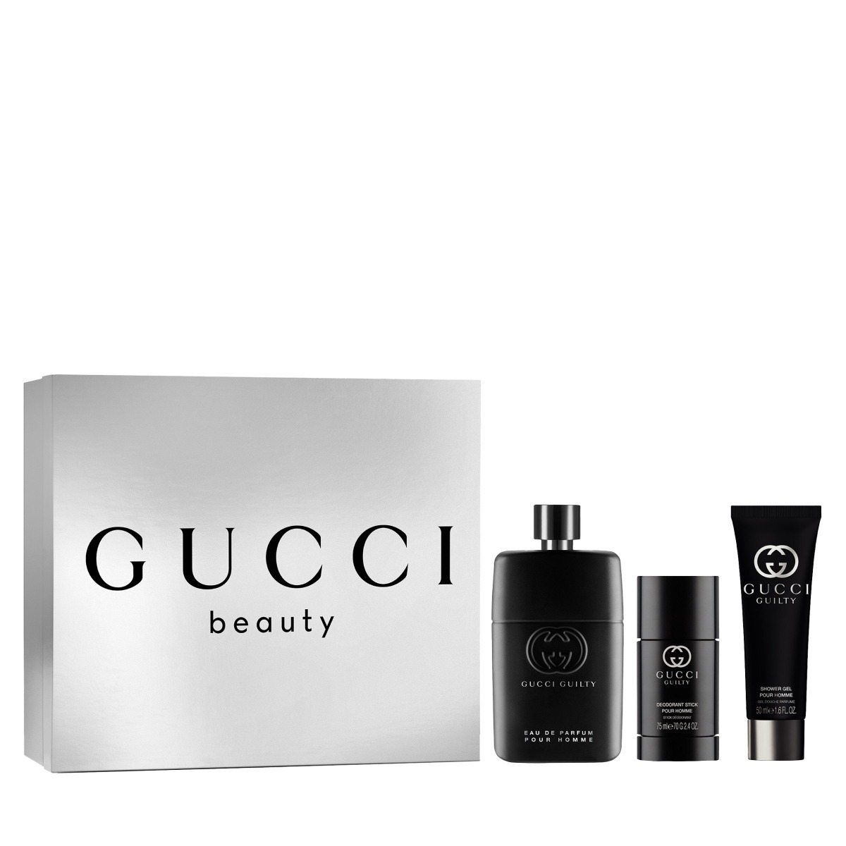 Gucci Guilty Pour Homme Edp 90ml + Deostick  75ml  + Showergel 50ml Giftset