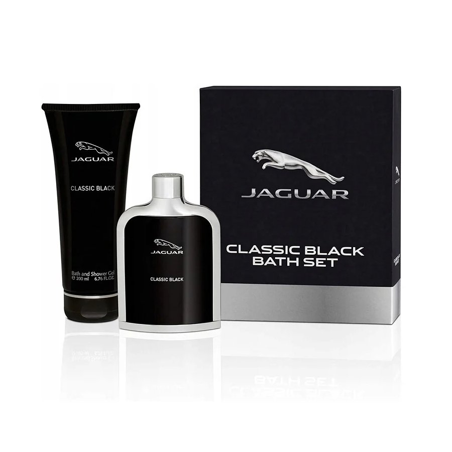 Jaguar Classic Black Bath Set For Men
