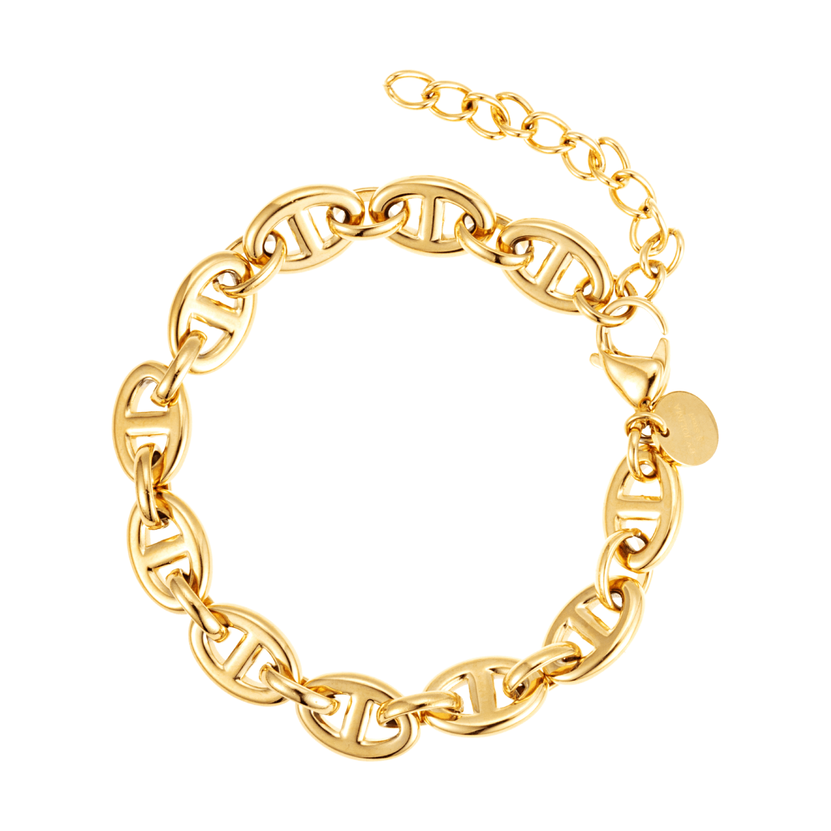 By Jolima Celine Chain Bracelet Gold