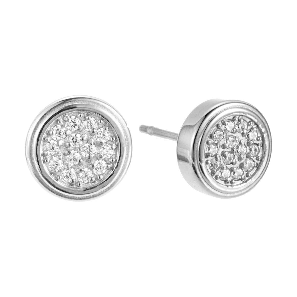 By Jolima Multicrystal Stud Silver