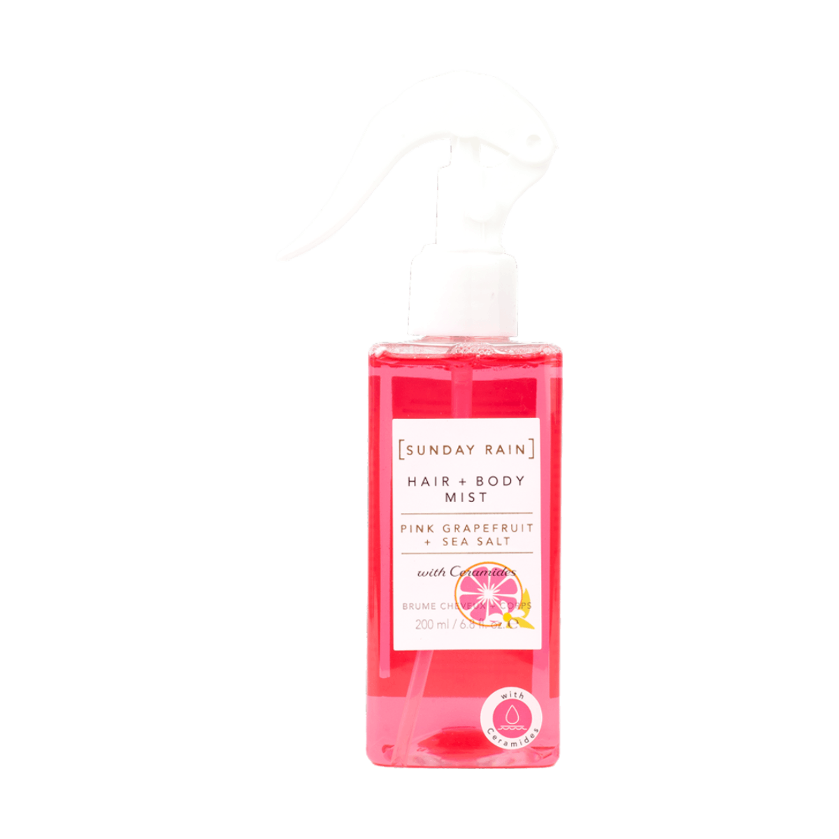 Sunday Rain Pink Grapefruit & Sea Salt Hair & Body Mist 200ml