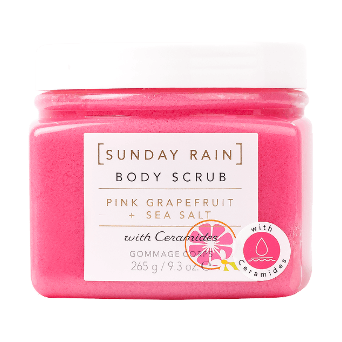 Sunday Rain Pink Grapefruit & Sea Salt Body Scrub 265g