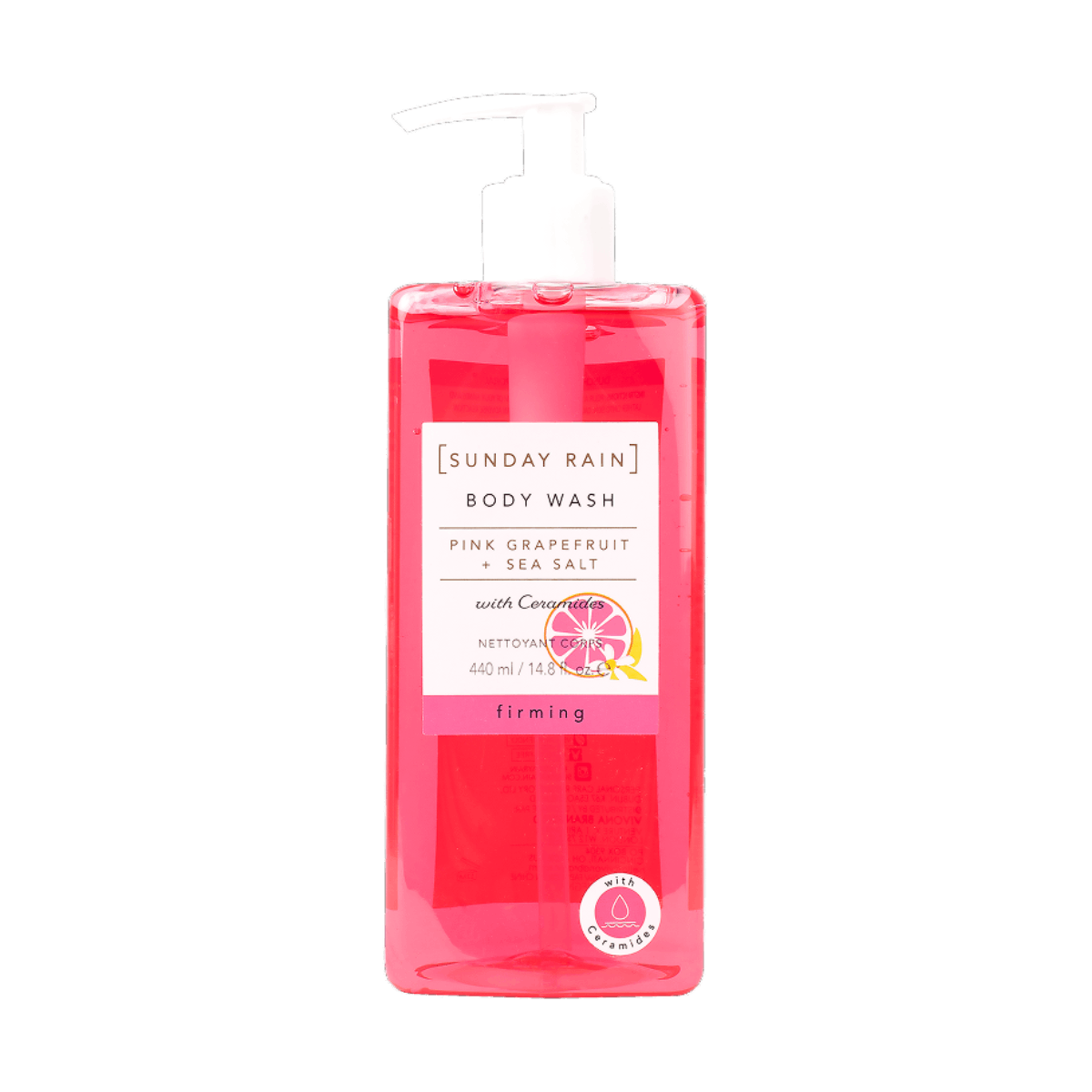 Sunday Rain Pink Grapefruit & Sea Salt Body Wash 440ml